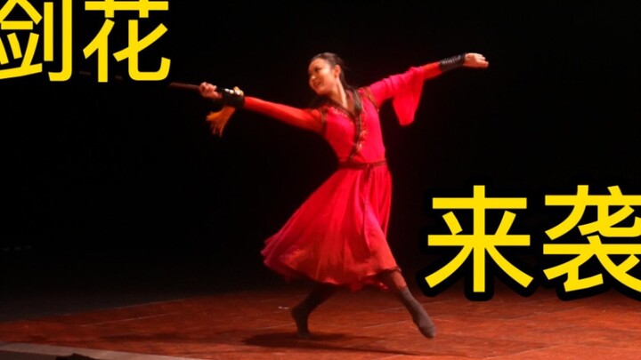 提剑舞桃花，莫负岁芳华