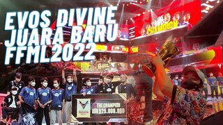 MOMENT EVOS DIVINE JUARA FFML 2022 KEMAZ SALTO , PRANK PIALANYA GUA AMBIL !!! FREE FIRE