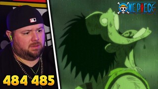 Whitebeard Vs Blackbeard! One Piece REACTION - Episode 484 & 485