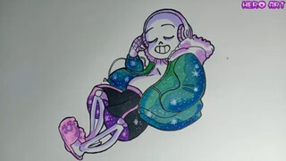 How To Draw Galaxy Sans Undertale Cách Vẽ San Ngân Hà Đẹp Dễ