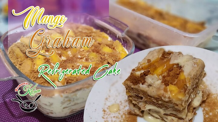 Mango Graham Refrigerated Cake | Easy-To-Prepare Mango Graham Cake | No-Bake Mango Graham Cake