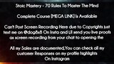 Stoic Mastery course  - 70 Rules To Master The Mind download