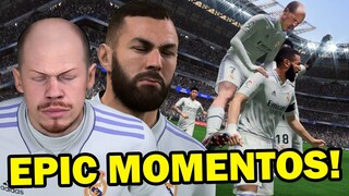 UDIN DAN BENZEMA EPIC MOMENTOS! MATCH PALING MENEGANGKAN TERJADI DI SANTIAGO BERNABEU - FIFA 23 #72