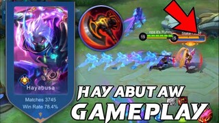 RYLLES WORLD RANK 1 HAYABUSA GAMEPLAY | MOBILE LEGENDS