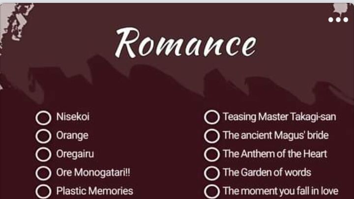 When you kept on scrolling and taking screenshot of anime recommendations and then the end is!!!