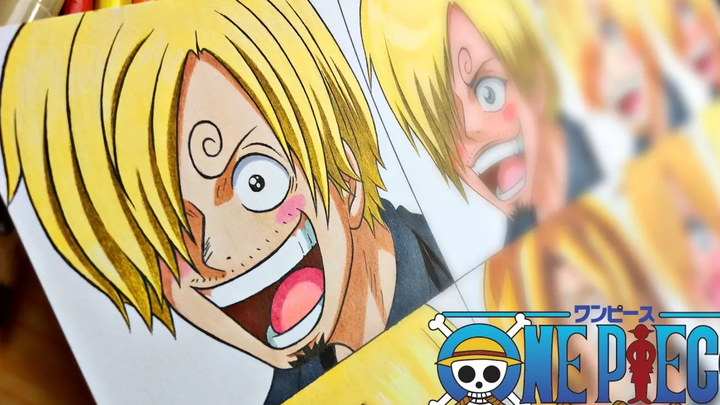 วาดซันจิใน 12 สไตล์อนิเมะที่แตกต่างกัน ONE PIECE | Anime Drawing