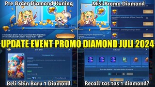 UPDATE FULL INFO EVENT PROMO DIAMOND KUNING MLBB JULI 2024! BELI SKIN EPIC 1 DIAMOND LAGI GUYS