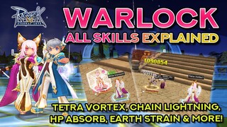 WARLOCK SKILLS DEMO + EXPLANATION | Ragnarok Mobile Eternal Love