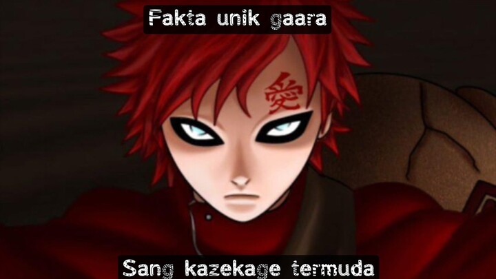 Fakta unik gaara sang kazekage