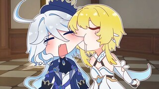 [Genshin Impact Dubbing] Fufu was born to be eaten by me↗↘~