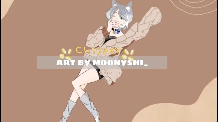 Menggambar Chipper si kucing || Honkai Star Rail