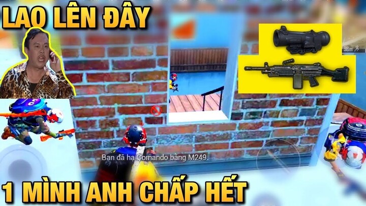TAKAZ ĐÀN EM TÀI CHÓ ĐIÊN _ Một mình chấp hết _ PUBG MOBILE _ T98