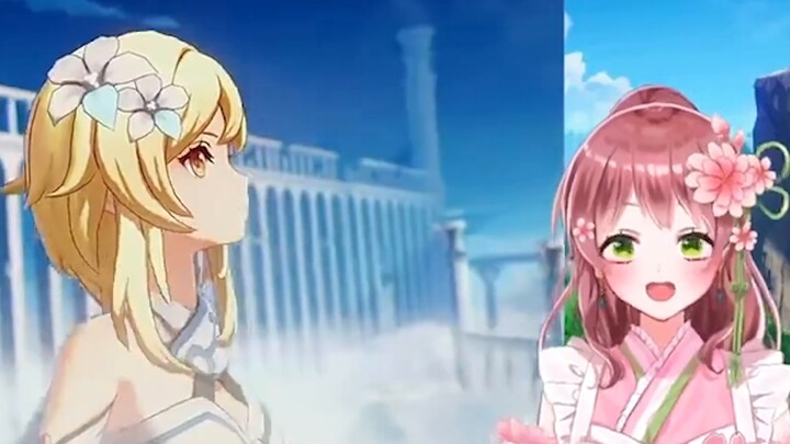 [Genshin Impact / Cooked Meat] Japanese loli maid plays Genshin Impact for the first time and is a t