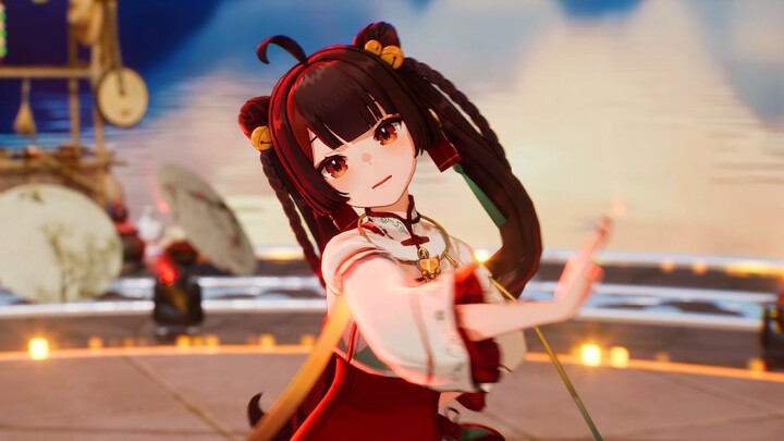 [Ice and Fire Festival] Xiaoke's beautiful song and dance "Flowers and Moon in Pair"