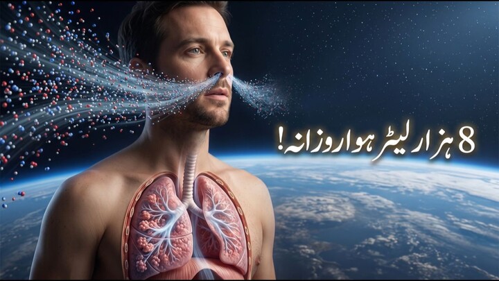 8 ہزار لیٹر ہوا روزانہ! | انسان روزانہ کتنی ہوا سانس میں لیتا ہے؟