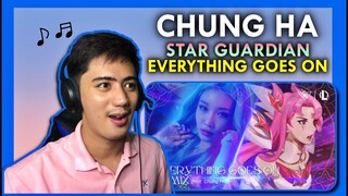 REACTION to 'Everything Goes On' - KR remix (feat. Chung Ha) | 2022 Star Guardian Theme Song