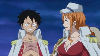 MOMEN KETIKA LUFFY DAN NAMI JADI ANGKATAN LAUT