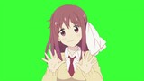 Weekly Anime Greenscreens #20 (Maine, Hotori, Haruka)
