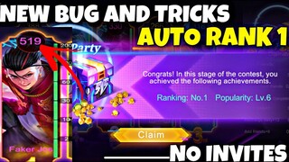 NEW BUG! AUTO RANK 1 NO INVITES | 515 EVENT MOBILE LEGENDS - NEW EVENT MOBILE LEGENDS