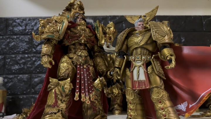 Warhammer 30k The Emperor และ Rogal Dorn เผชิญหน้ากับ Dutiful Son Dark Source Horus ที่กำลังจะมาถึงด