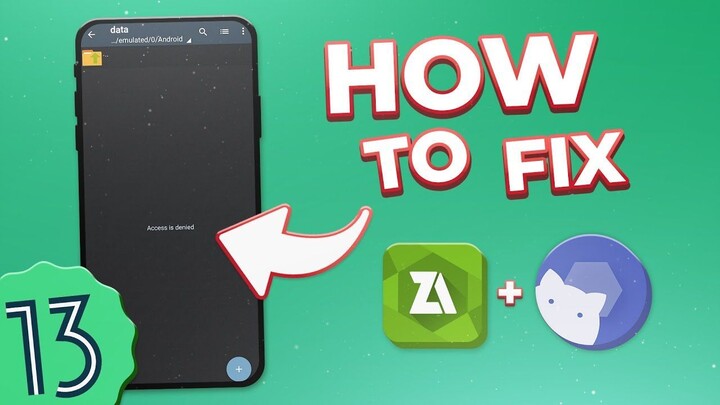 How to Fix Your OBB & DATA Can't Access & Move Files on Android 13 Version   Tut
