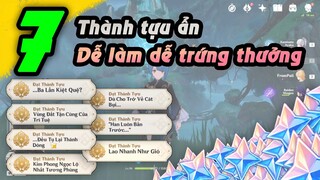 Thành tựu dễ làm dễ trúng thưởng ở Sumeru