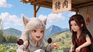 银月和梅凝的日常AI小电影