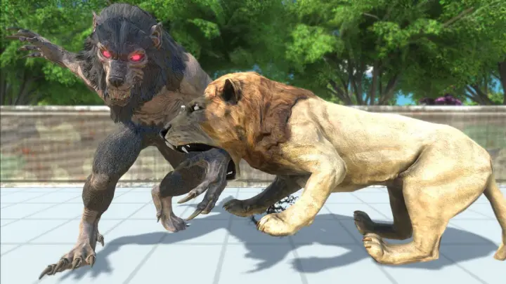 Werewolves Skull Island Death Run - Animal Revolt Battle Simulator