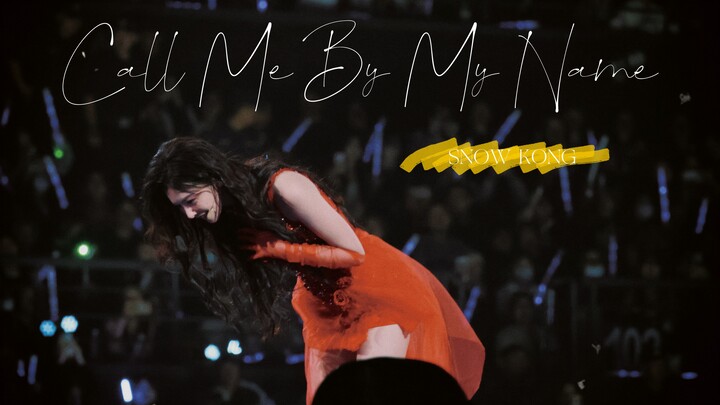 Kong Xueer THE9 graduation concert丨"Call me by my name" two-color rose mixed cut straight shot