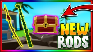 *NEW* OP RODS In FISHING SIMULATOR! (Spear & Bamboo) - ROBLOX