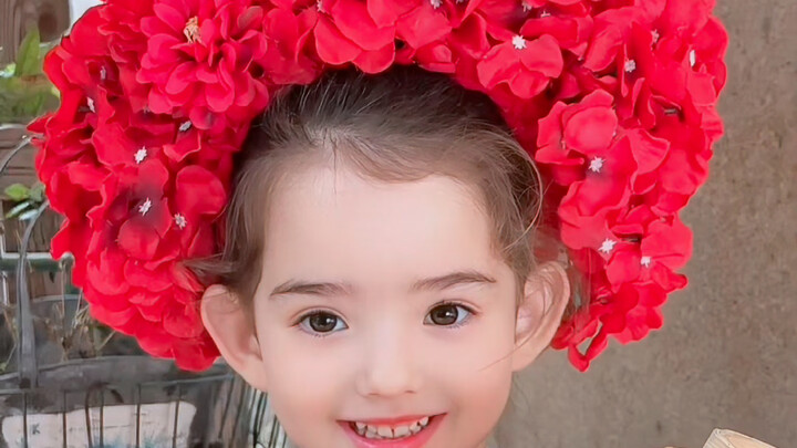 Taking my attention-grabbing daughter out to wear flower hairpins