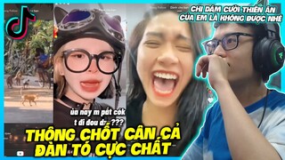 CHỊ DÁM CƯỜI THIÊN ÂN LOLI CỦA EM VÀ TRẺ TRÂU LÁI XE ĐẠP CÂN CẢ ĐÀN TÓ | HÙNG AKIRA XEM TIK TOK VN