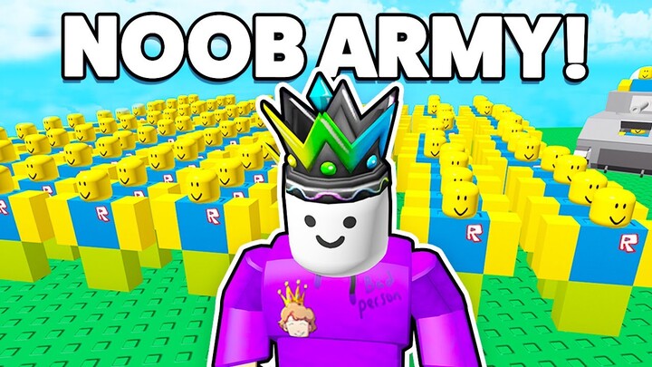 Roblox BUT I Have An ARMY of Elite NOOBS