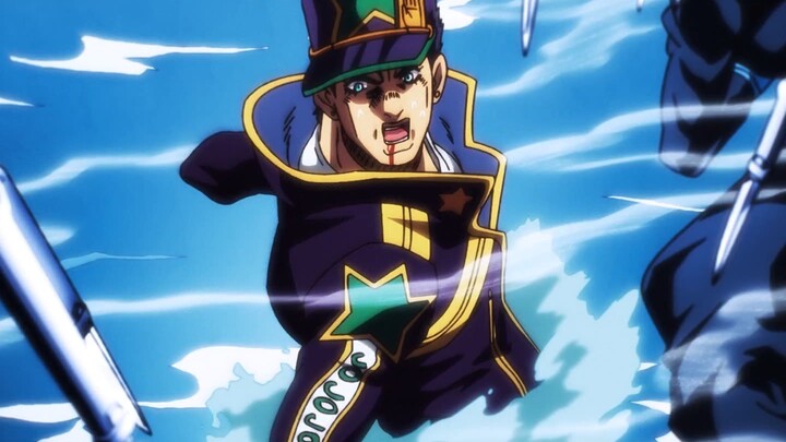 Jotaro suddenly remembered that the Stand user has very strong physical fitness.