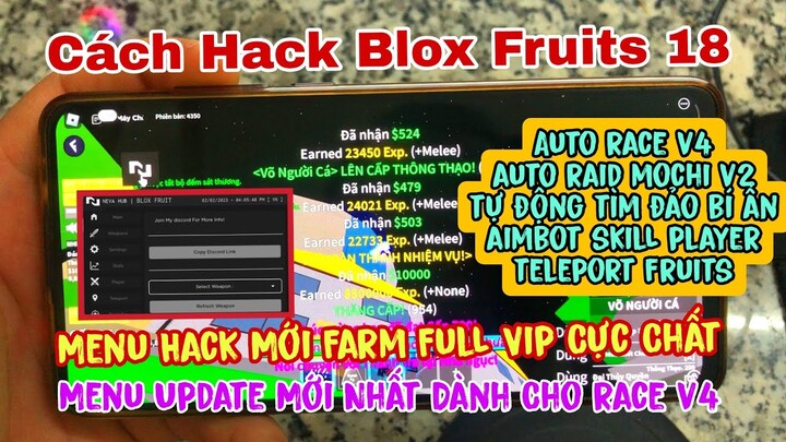 Hack blox fruit clien giọt nước V7 update 18 [FIXLAG]|tasara| esp,auto farm,raid,chets hop