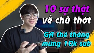 10 sự thật về chủ kênh FromPaii | Q&A mốc 10.000 sub và GA thẻ tháng | Genshin Impact
