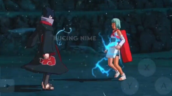 Sasuke Akatsuki VS Fuu Jinchuriki - Naruto Storm connection Gameplay