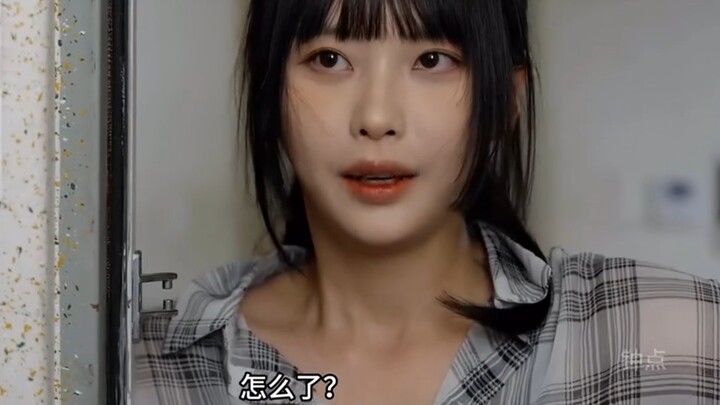 The man complained about the noisy female neighbor upstairs, but when he went over to confront her, 