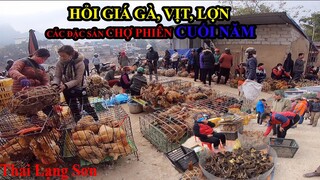 PHIÊN CHỢ NA SẦM Hỏi Giá Gà Vịt Các Đặc Sản Chợ Phiên Na Sầm Dịp Cuối Năm I Thai Lạng Sơn