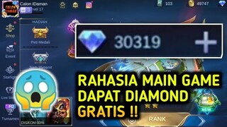 KODE RAHASIA!!! | CARA DAPATKAN DIAMOND ML HANYA BERMAIN GAME MOBILE LEGENDS TERBARU