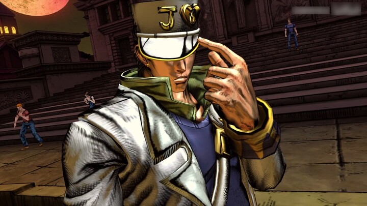 Could it be that you are Jotaro? When the characters from previous generations meet the older Jotaro