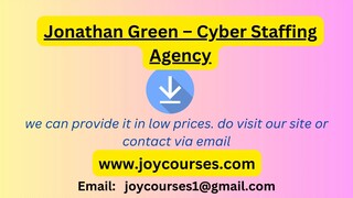 Jonathan Green – Cyber Staffing Agency