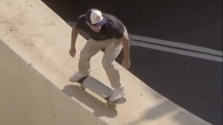 Dangerous situation! Foreign skateboarder challenges massive terrain in China, attracting police att