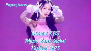 Menow Nagyung fancam KBS music bank festival 2023