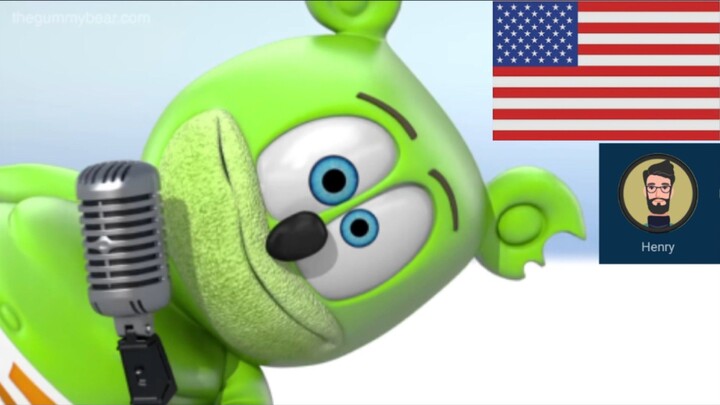 The Gummy bear (ENGLISH) Henry Voice changer on Gummibär song version