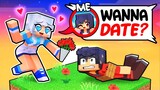 DATING as a CRAZY FAN GIRL in Minecraft!