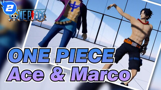 ONE PIECE | [MMD] Ace & Marco si Phoenix - Tarian untuk Teman oleh Kapten 1 dan 2_2