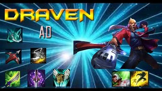 Draven ADC _ 1 Rìu nửa cây _ Chấp cả Jung xuống _ Cách chơi và lên đồ _ Liên Minh Huyền Thoại