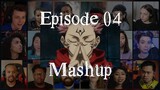 Jujutsu Kaisen Episode 04 Reaction Mashup | 呪術廻戦