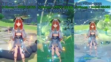 Nilou build tinh thông , HP , Crit dame bạn nghĩ cái nào hợp nhất